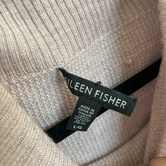 Eileen Fisher Wool Turtleneck Sweater - Picture 6 of 7